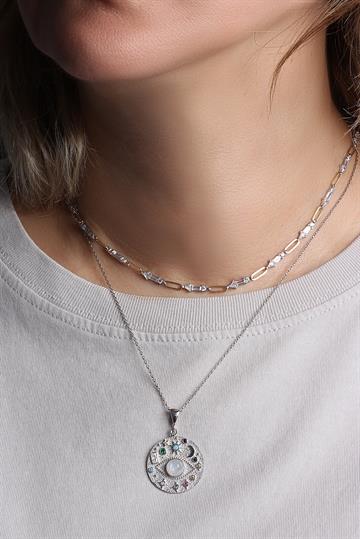 Ok Taşlı Ataç Kolye