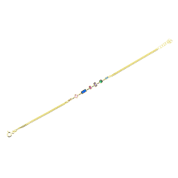 Renkli Taşlı Bileklik