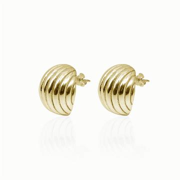 Salyangoz Küpe Gold