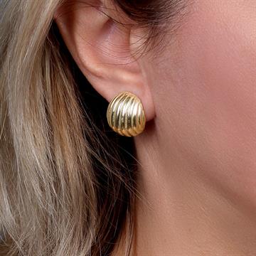 Salyangoz Küpe Gold