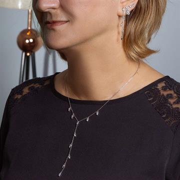 Sıra Taşlı Y Kolye 