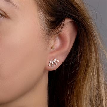 Sıralı Mini Dört Taş Küpe