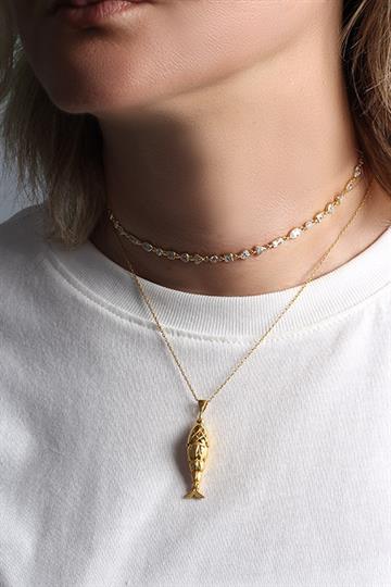 Taşlı Choker Kolye