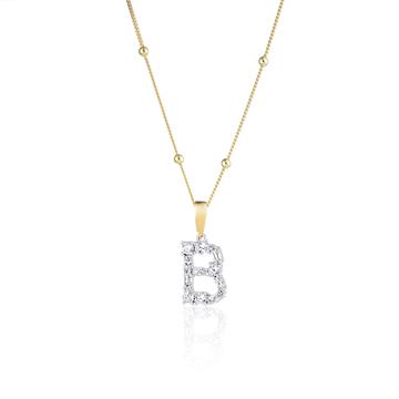 Taşlı Harf Kolye