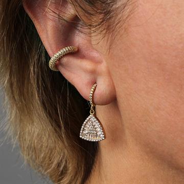 Taşlı Vintage Küpe