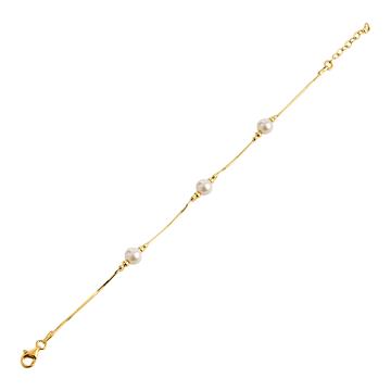 Üçlü İnci Bileklik