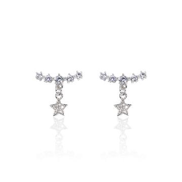 Yıldızlı Beş Taş Küpe