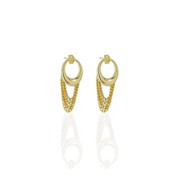 Zincirli Halka Küpe