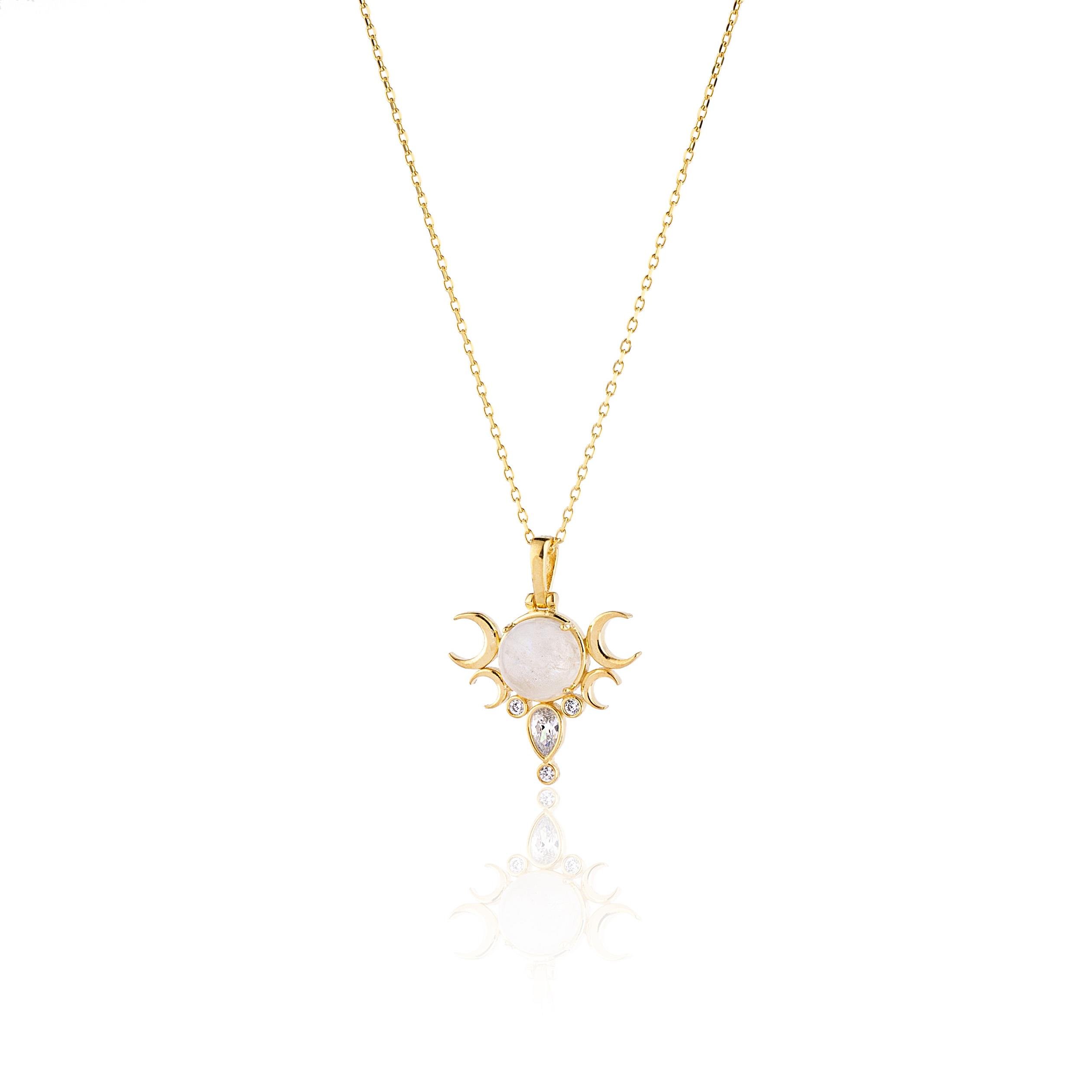 Ay Taşı Küçük Ay Kolye
