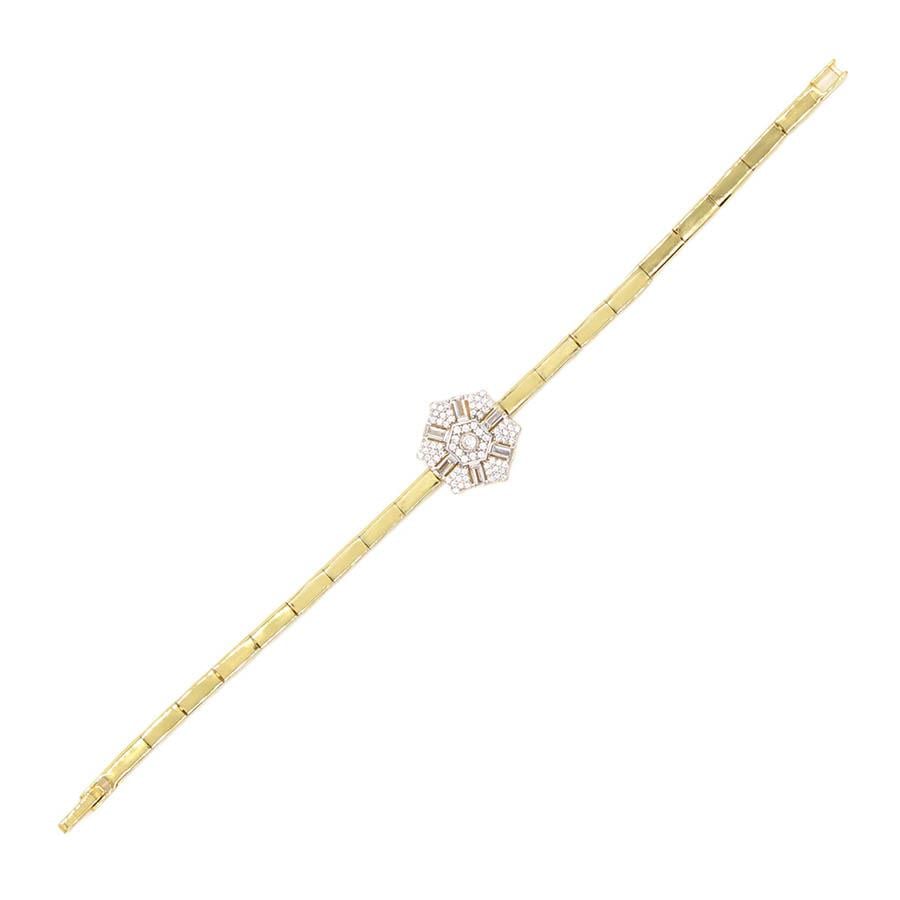 Baget Taşlı Hexagon Bileklik