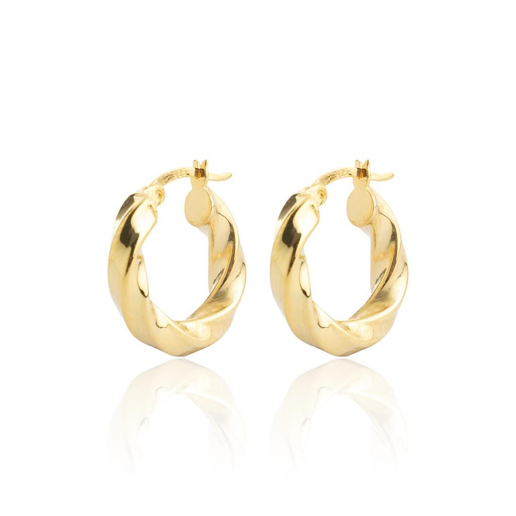 Burgu Halka Küpe Gold 2 cm.