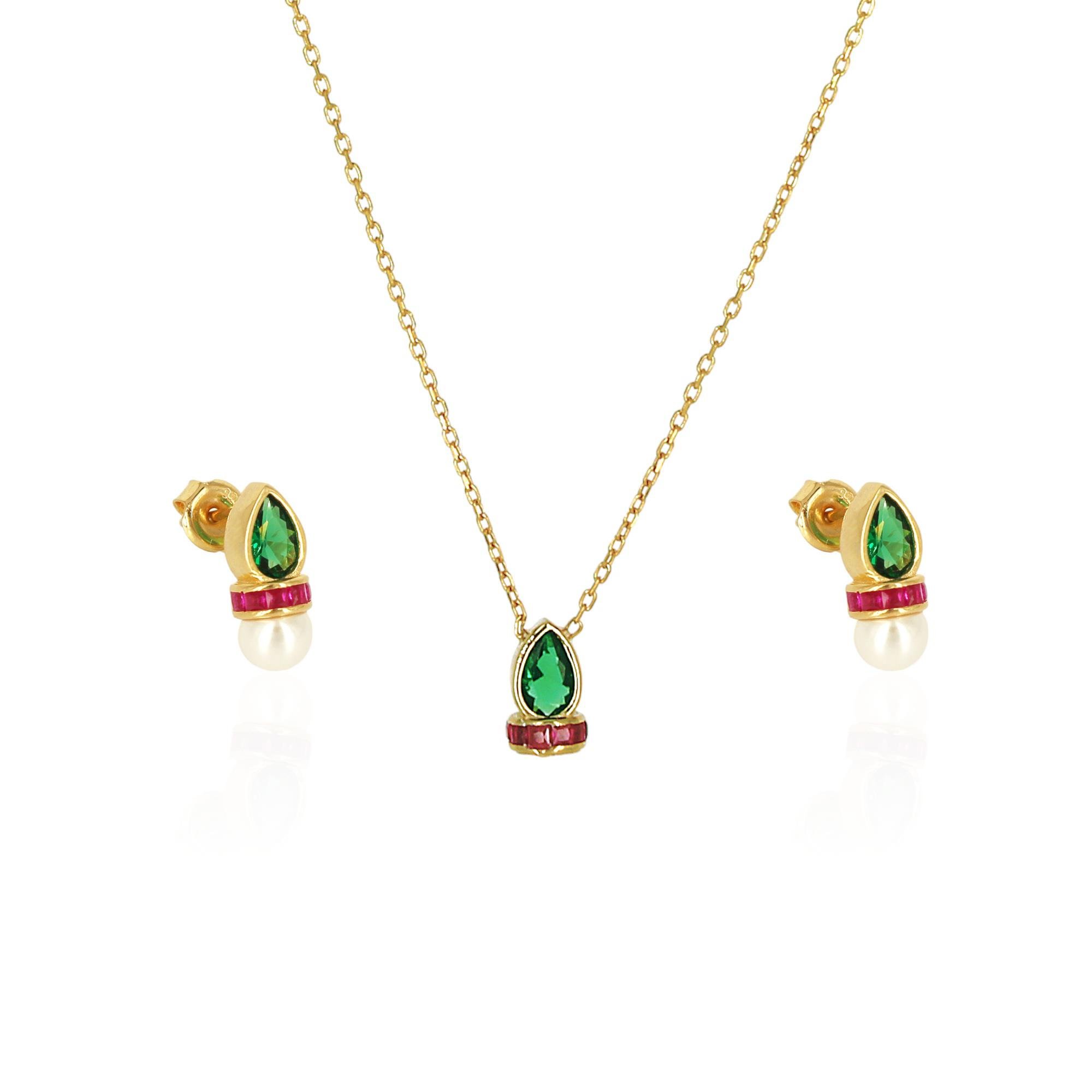 Candle Light Küpe Takım