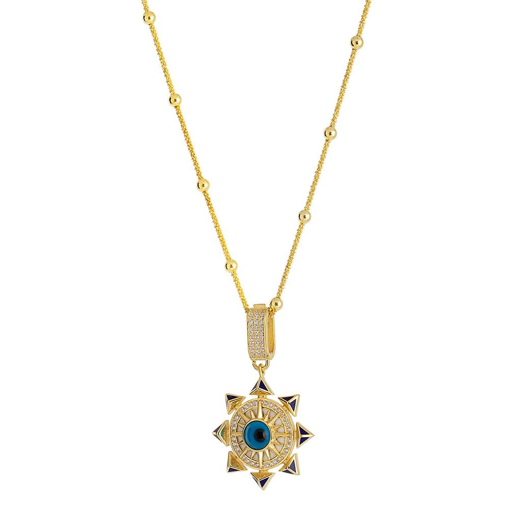Göz Boncuklu Yıldız Kolye