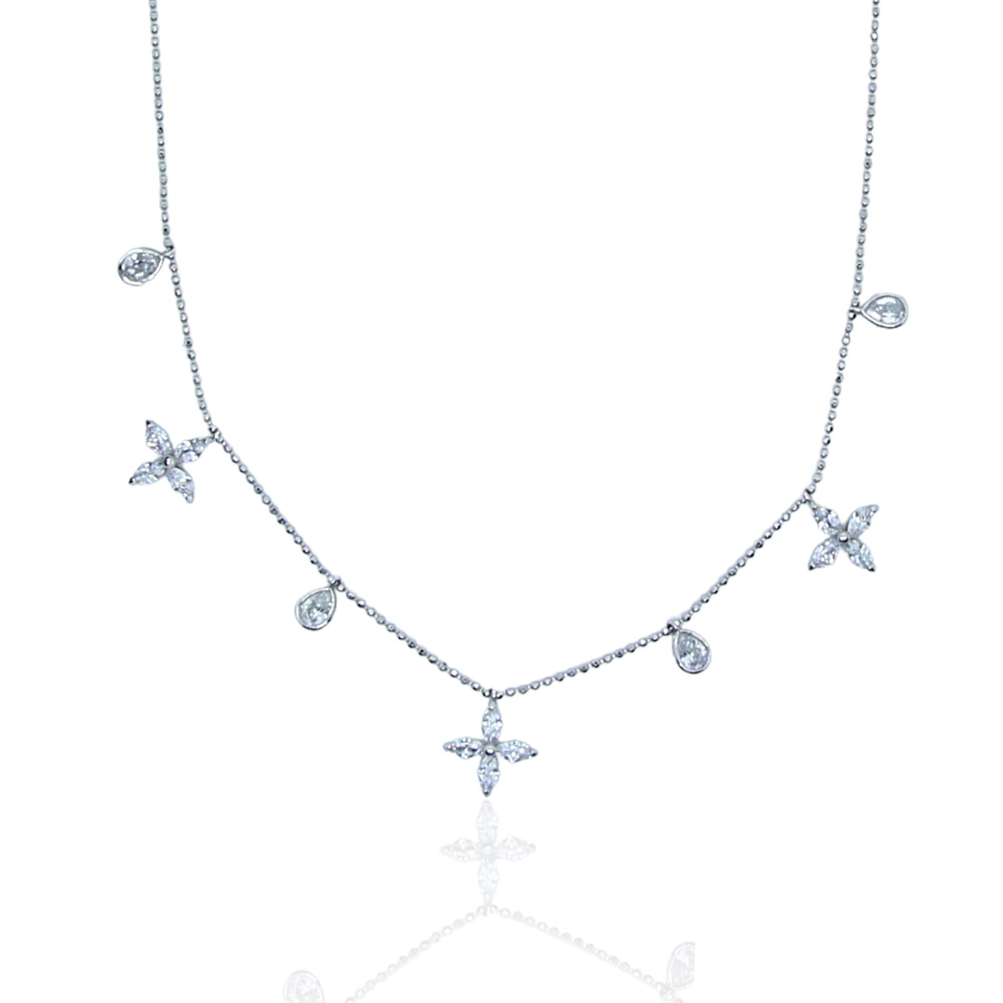 Markiz Taşlı Kolye