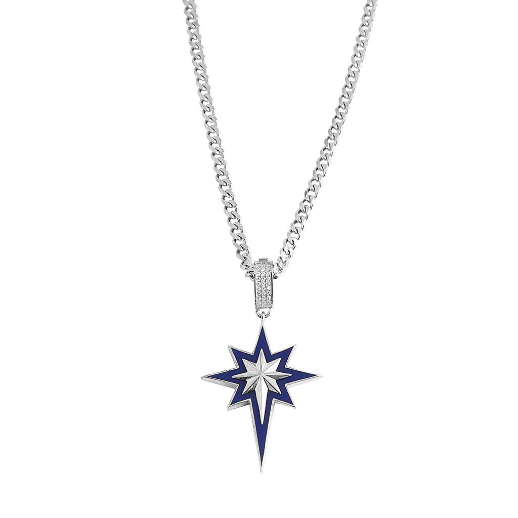 Mavi Kutup Yıldızı Kolye