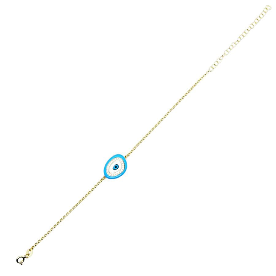 Mineli Göz Boncuğu Bileklik