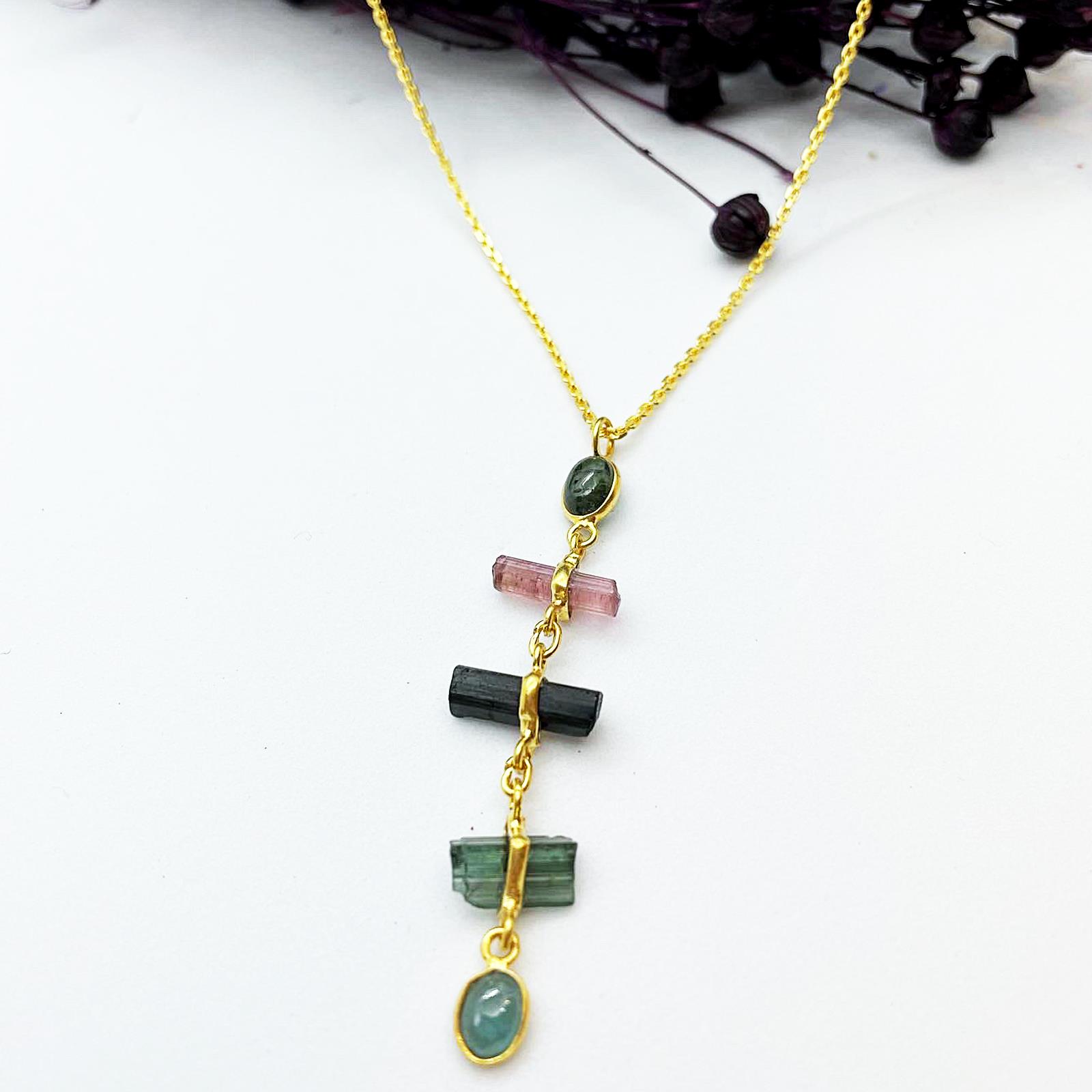 Mini Doğal Taş Kolye