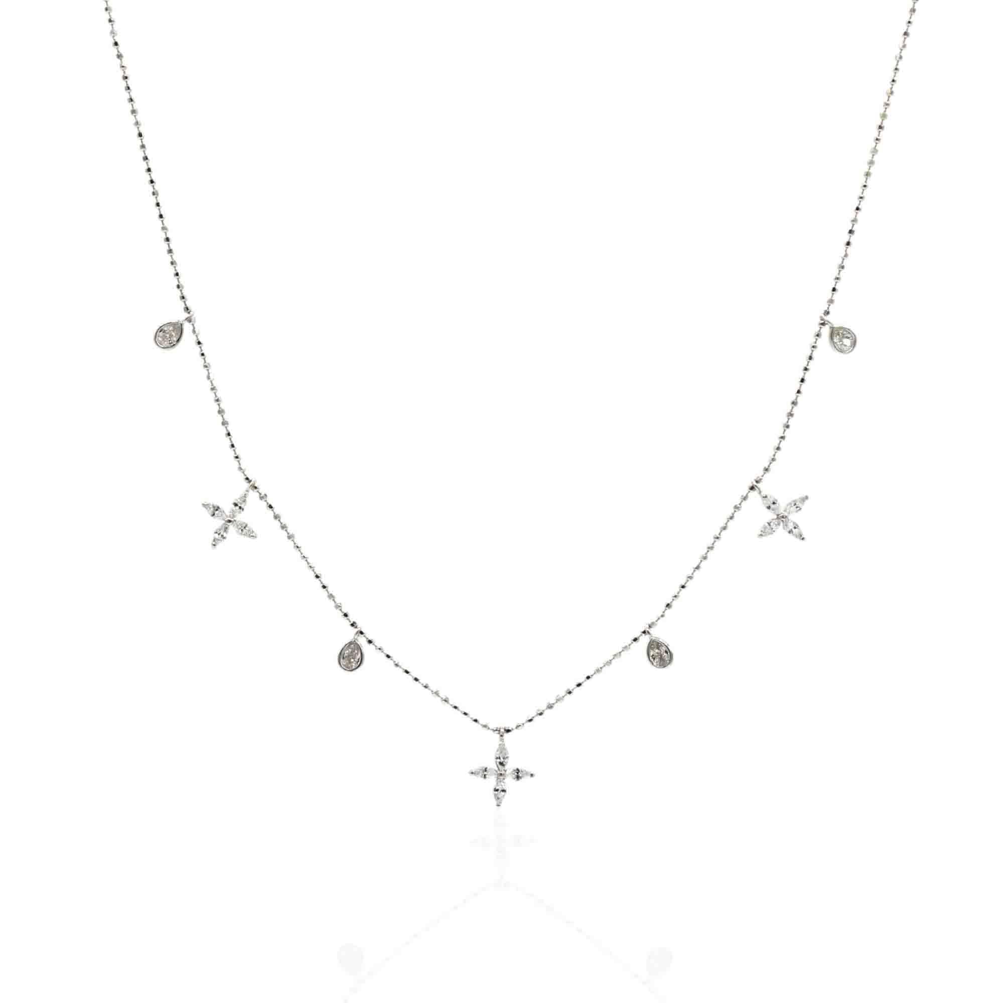 Mini Markiz Taşlı Kolye