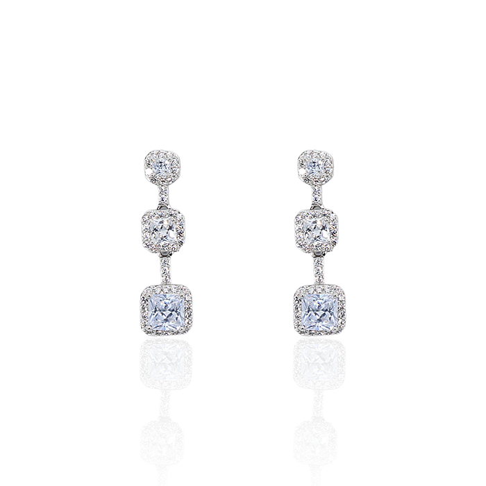 Prenses Kesim İtalyan Küpe