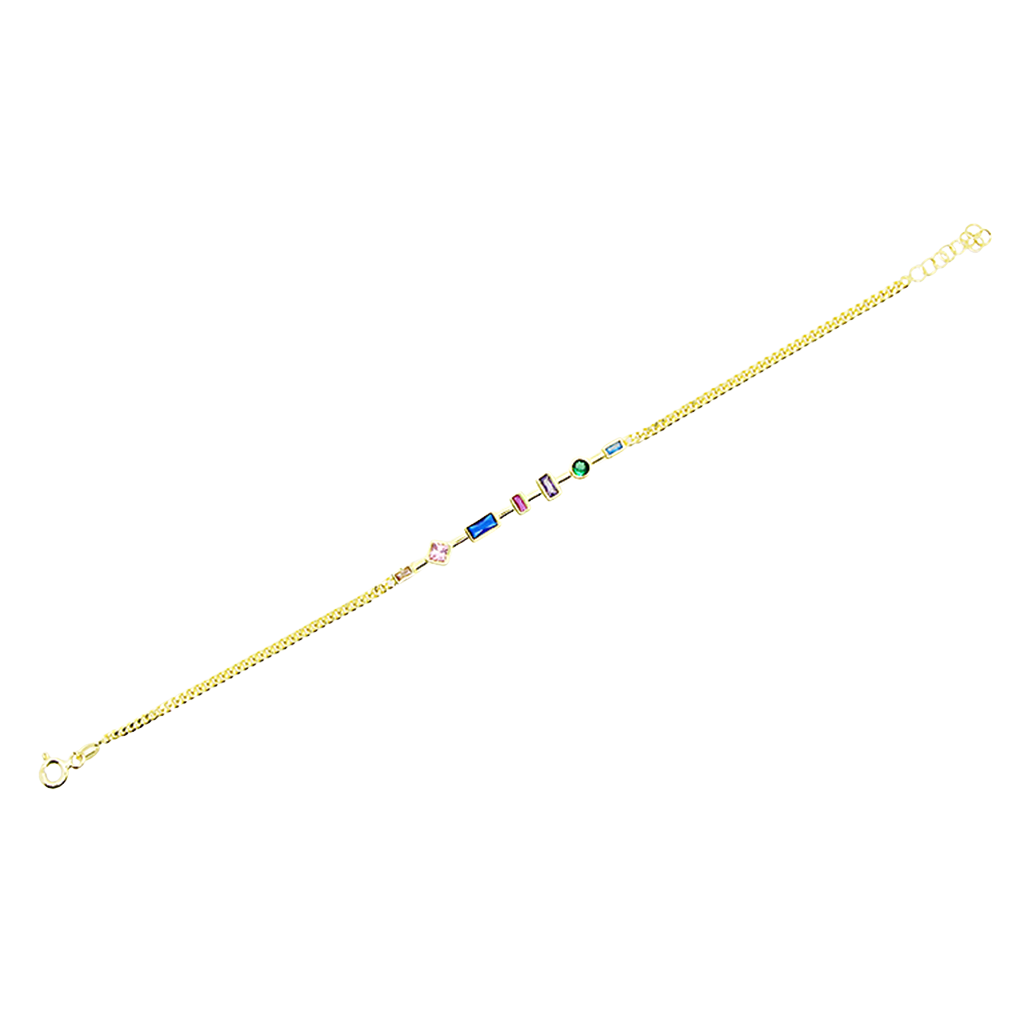 Renkli Taşlı Bileklik