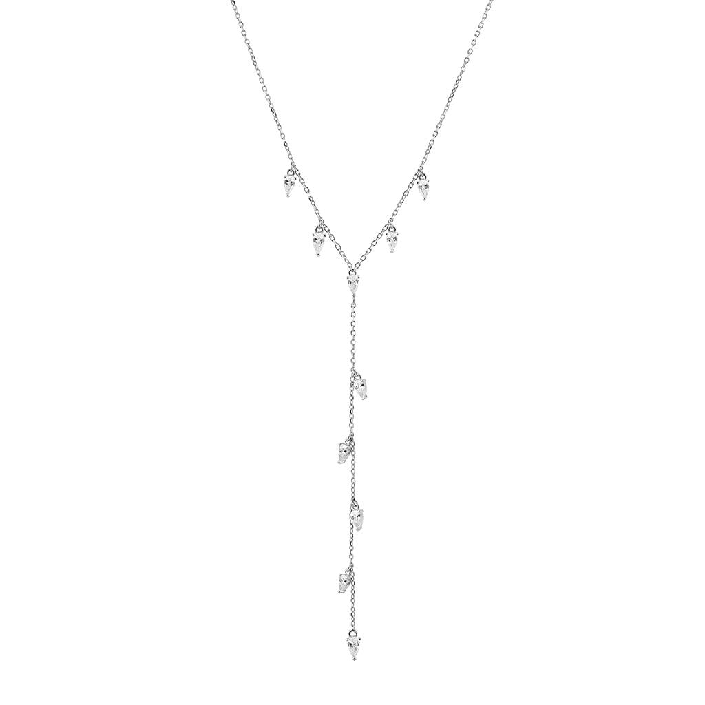 Sıra Taşlı Y Kolye 