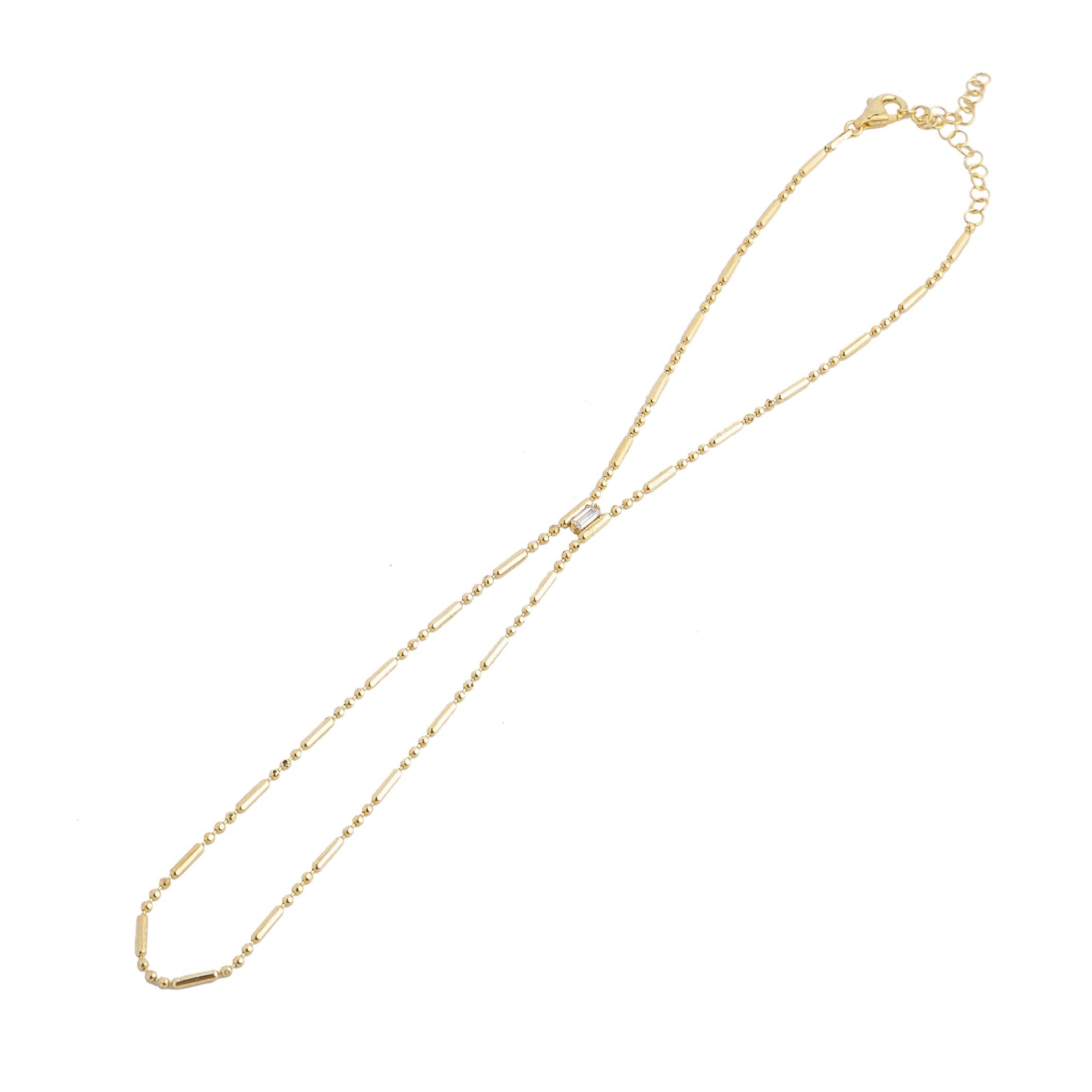 Tek Taş Çubuk Zincir Şahmeran