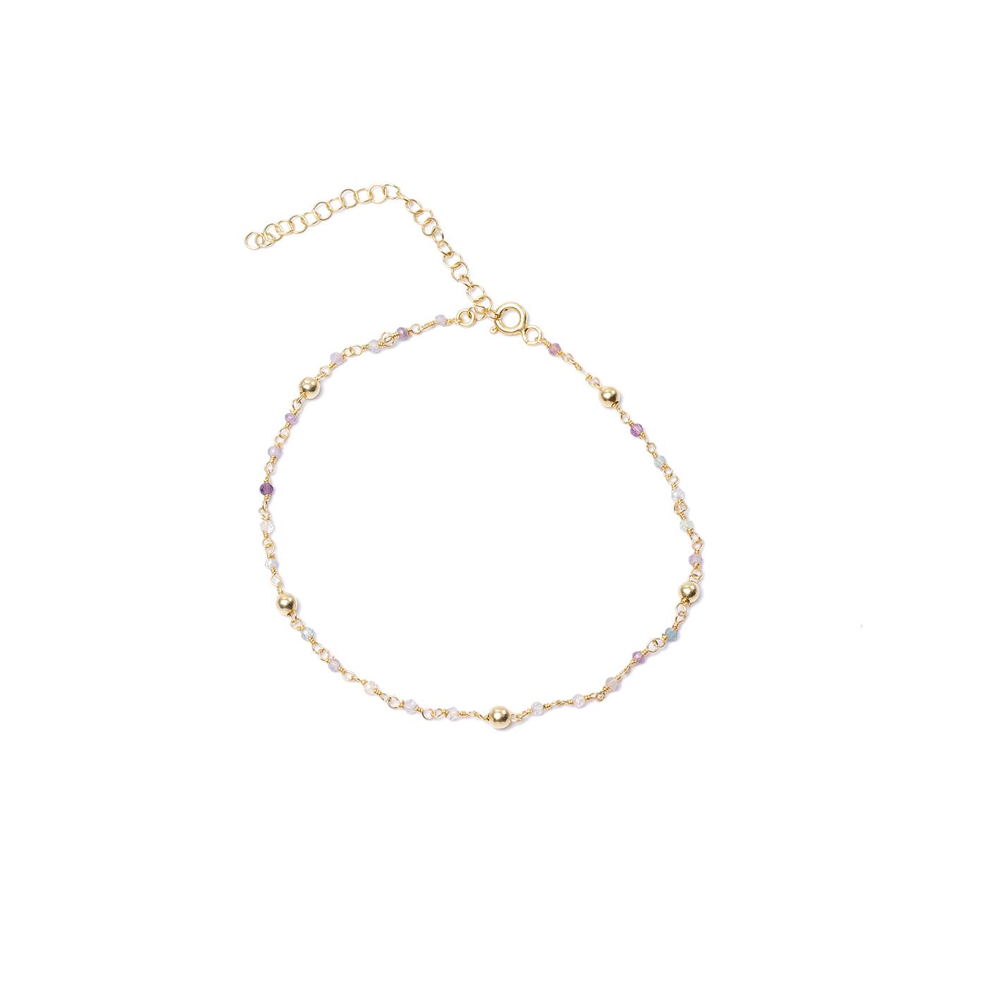 Turmalin Taşlı Toplu Halhal