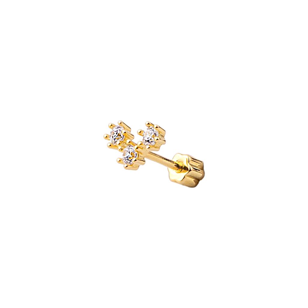 Üç Yıldız Tragus Küpe