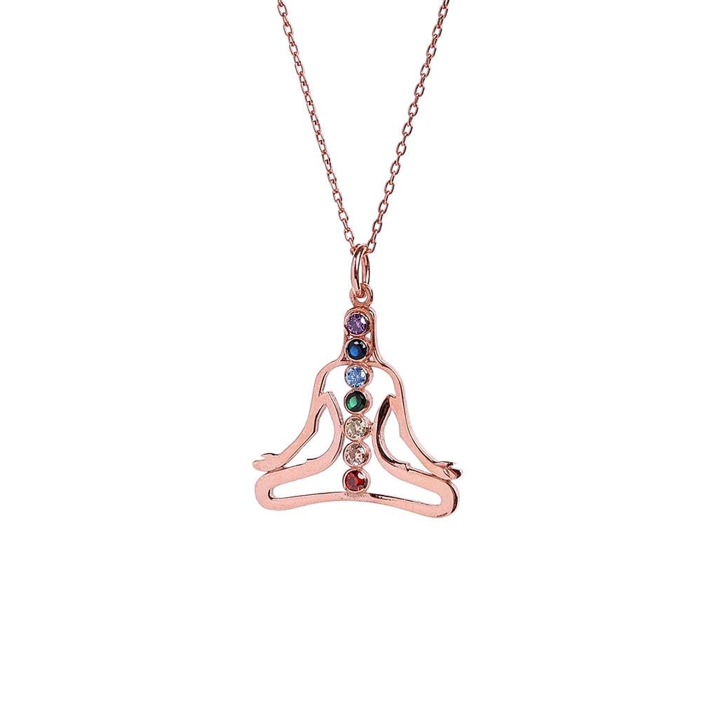 Yedi Çakra Yoga Kolye Rose