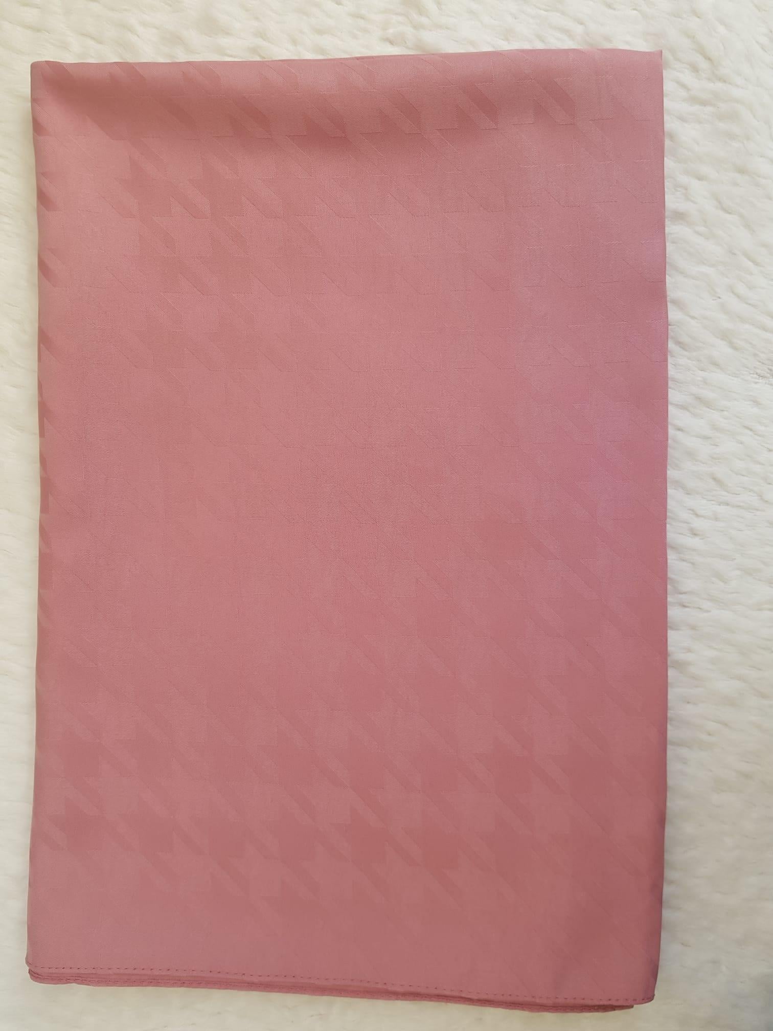 KAZAYAĞI DESEN JAKAR ŞAL koyu pembe