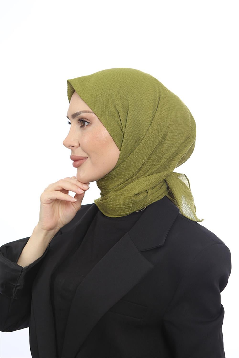 Mio Caz Eşarp Yağ Yeşili