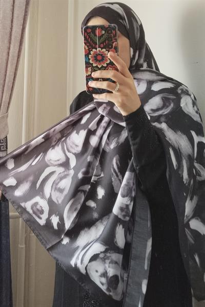 retro desen soft şal