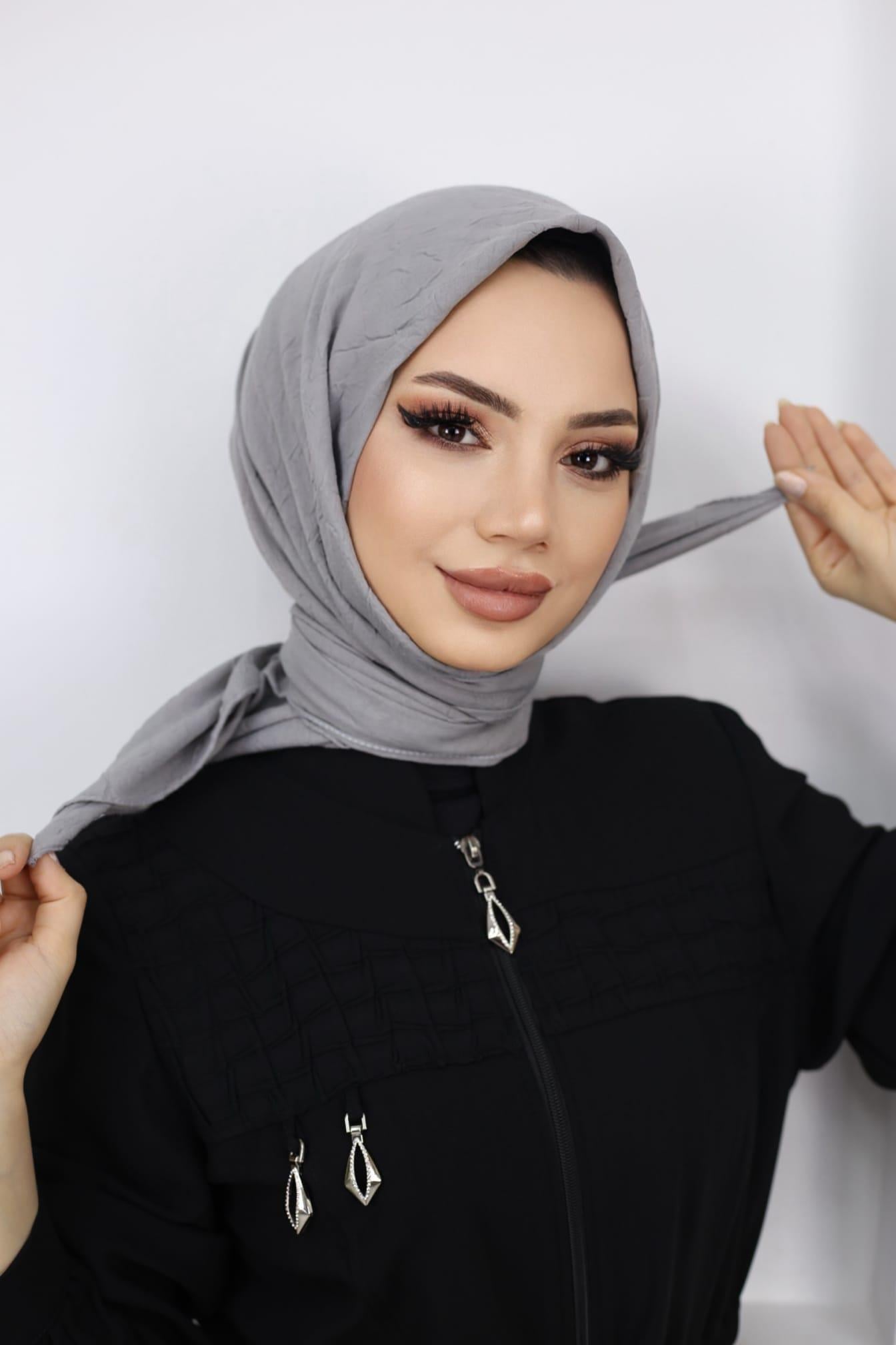 BAMBU KRAŞ EŞARP GRİ