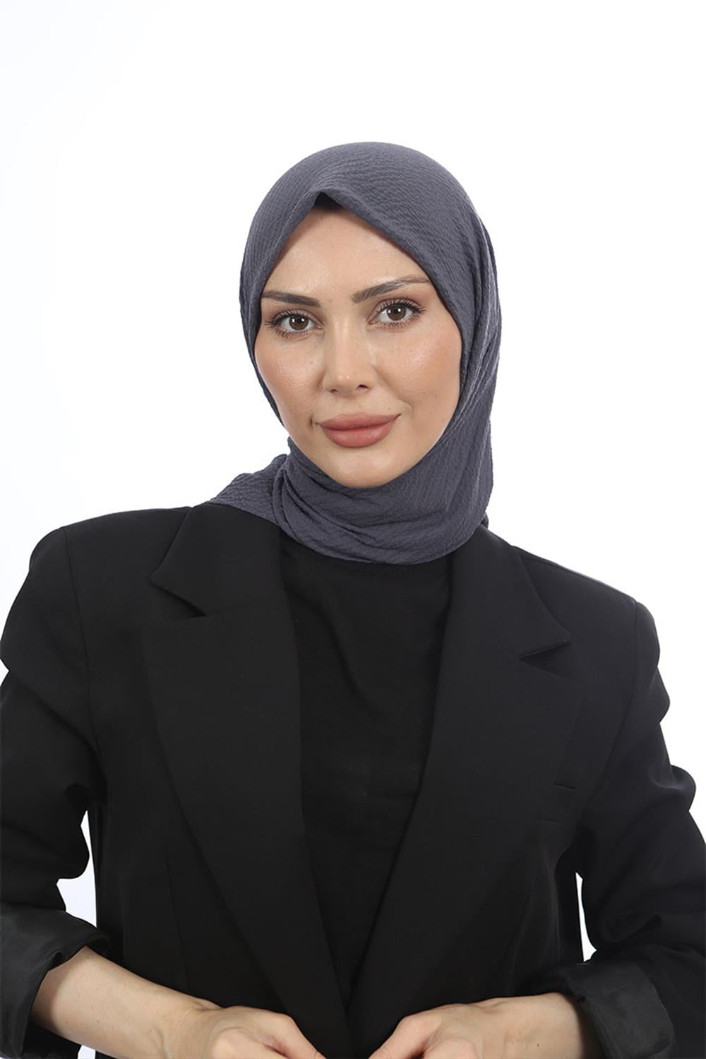 Mio Caz Eşarp Koyu Gri