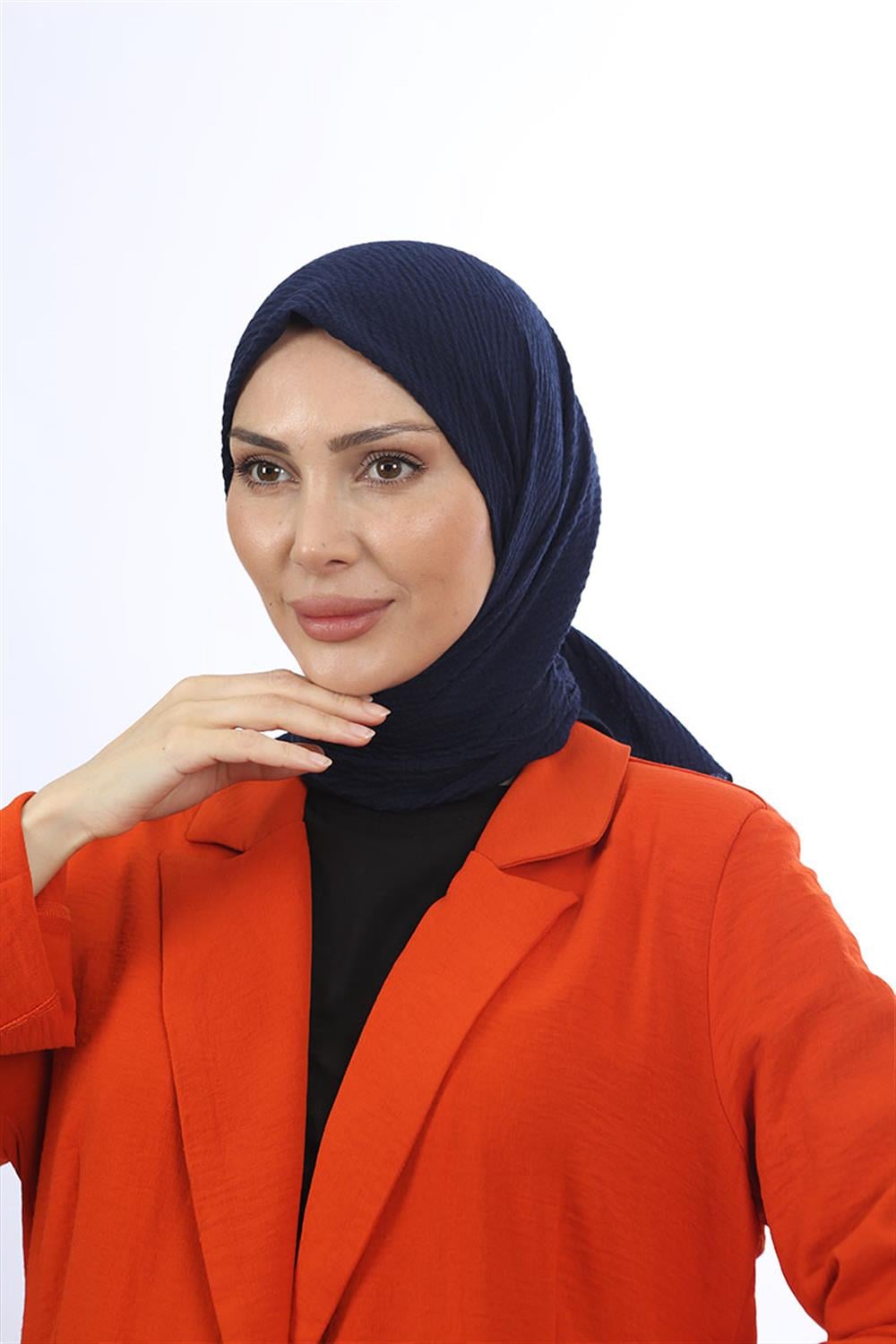 Mio Caz Eşarp Lacivert