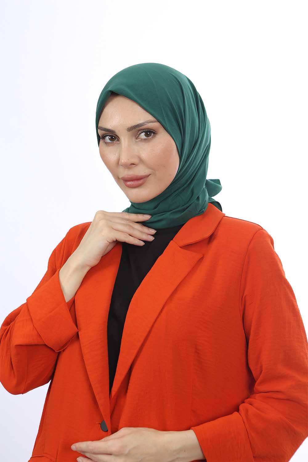 Pamuk Cazz Eşarp Zümrüt