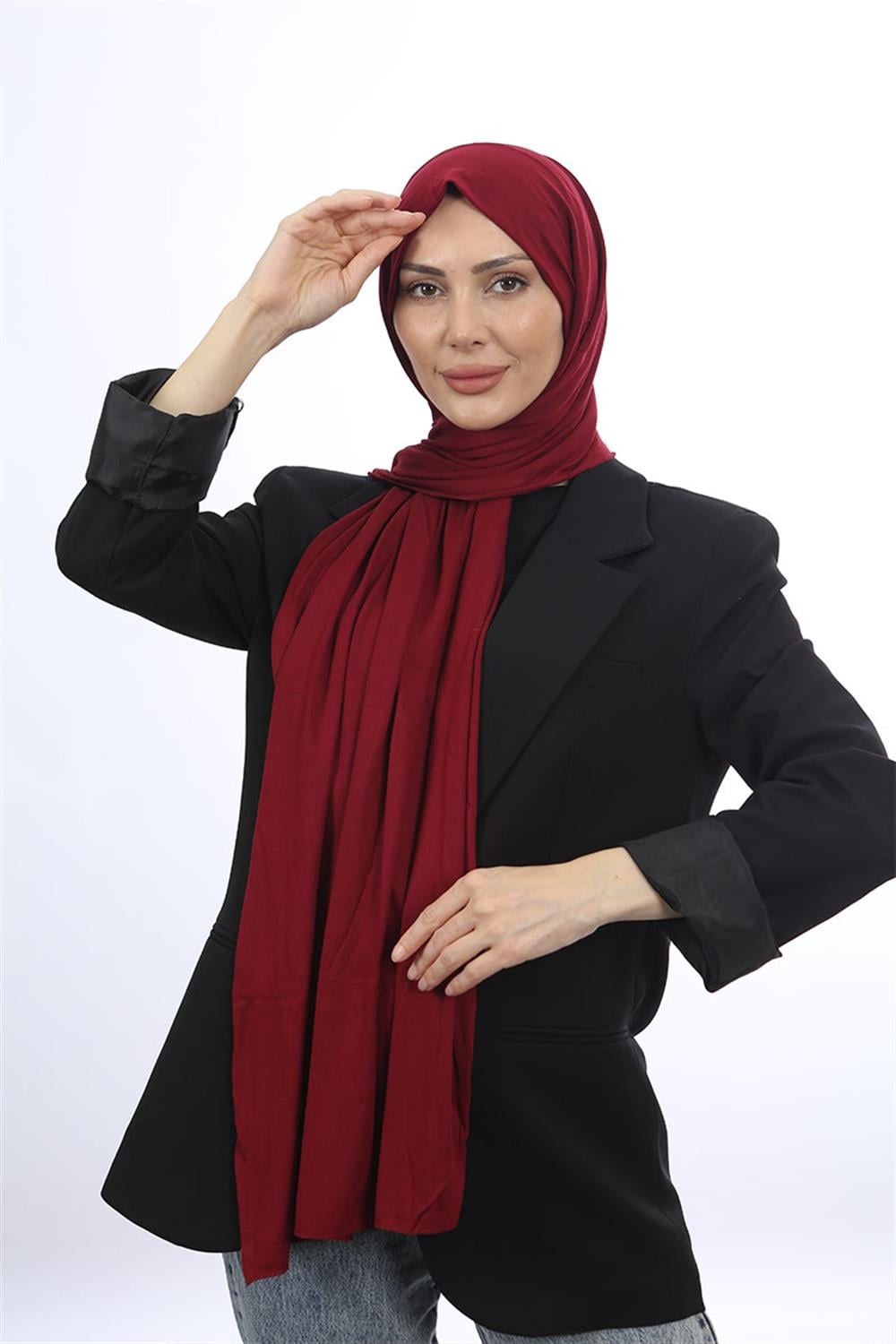 Penye Şal Bordo