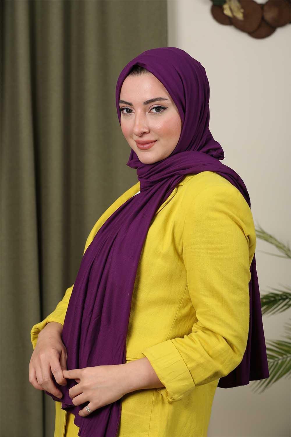 Penye Şal Mor
