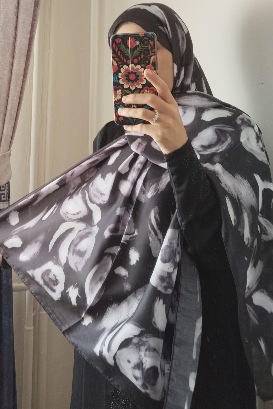 retro desen soft şal