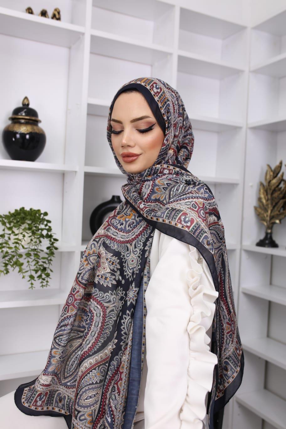 retro desen soft şal