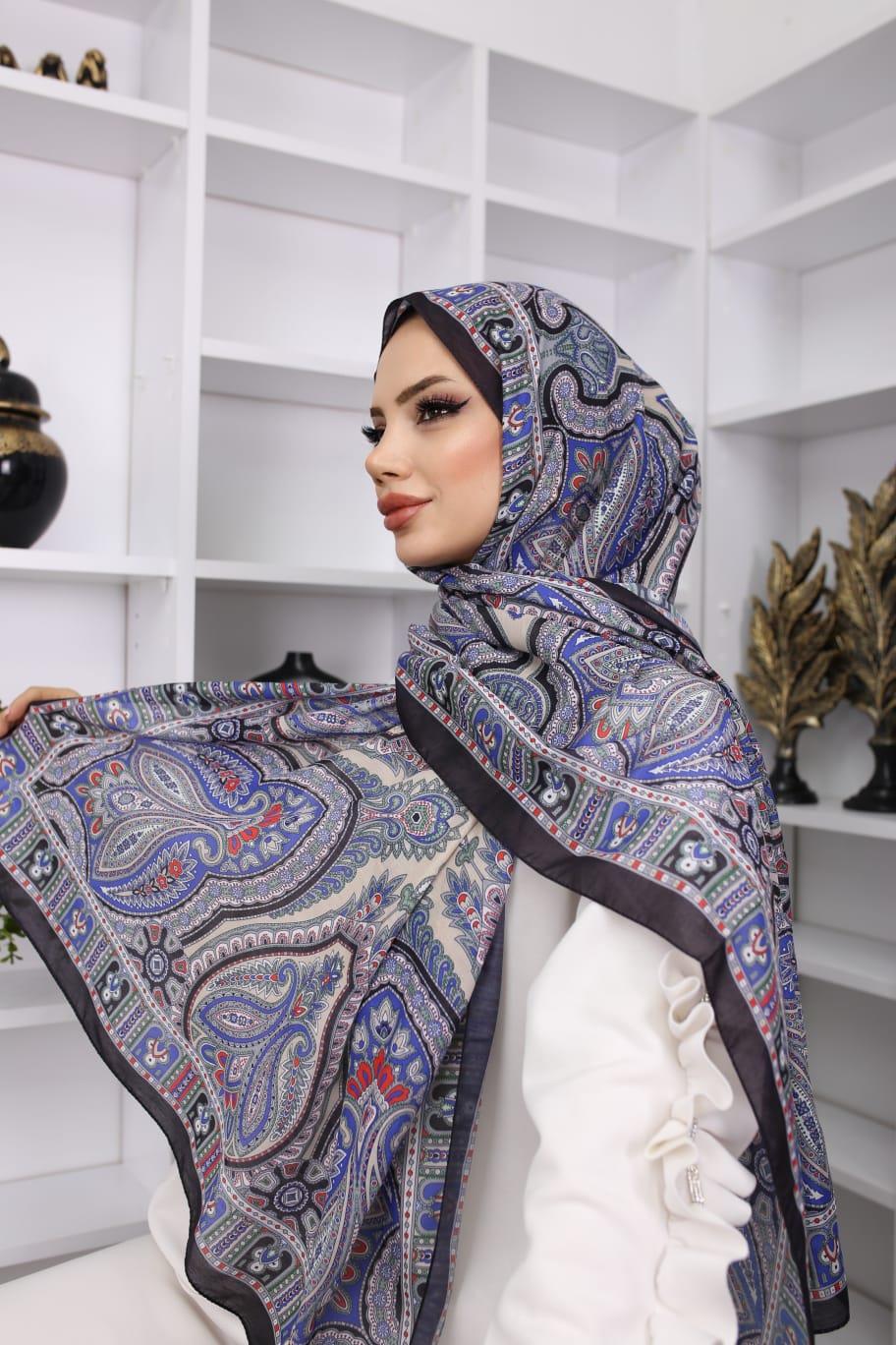 retro desen soft şal