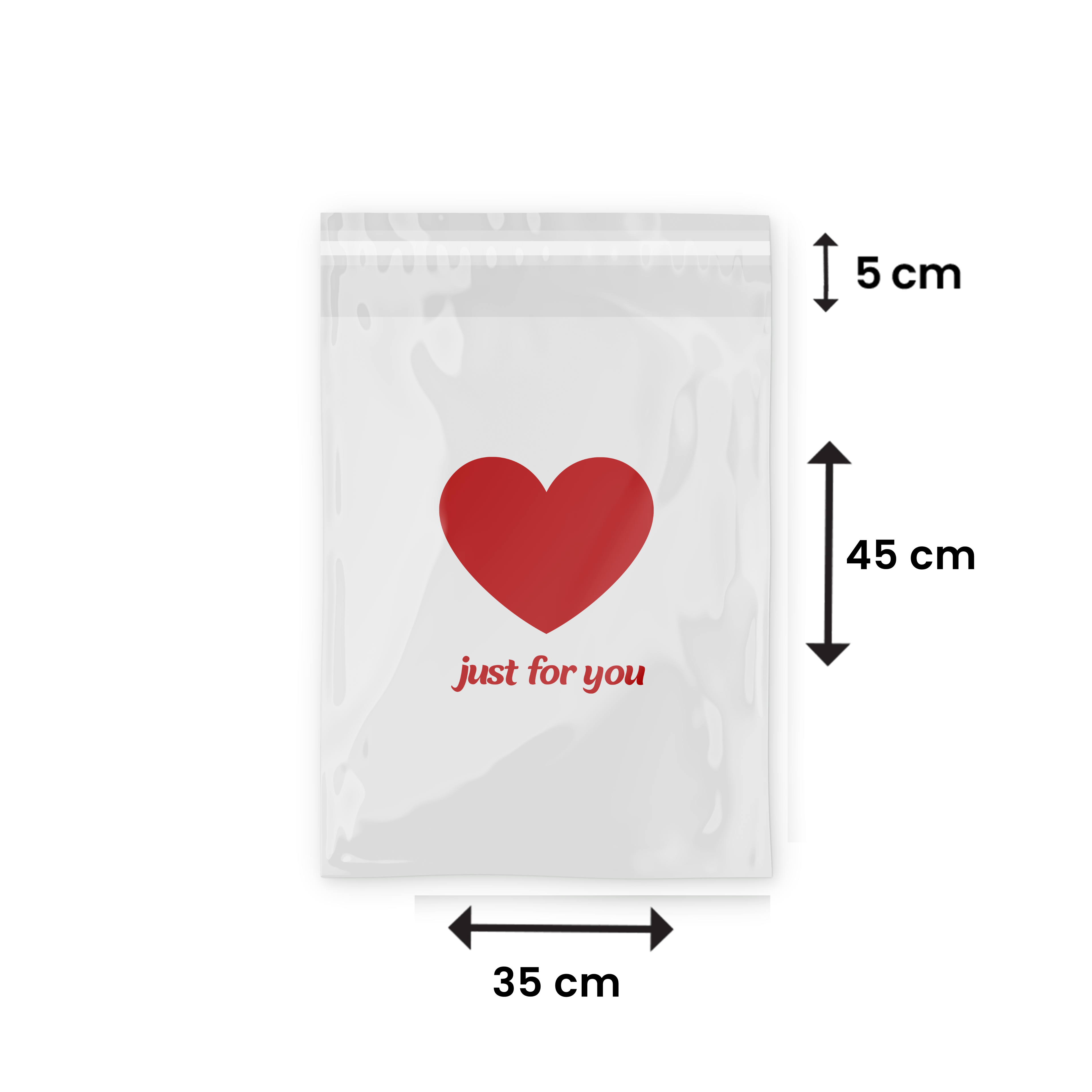 Baskılı Cepsiz Kargo Poşeti 