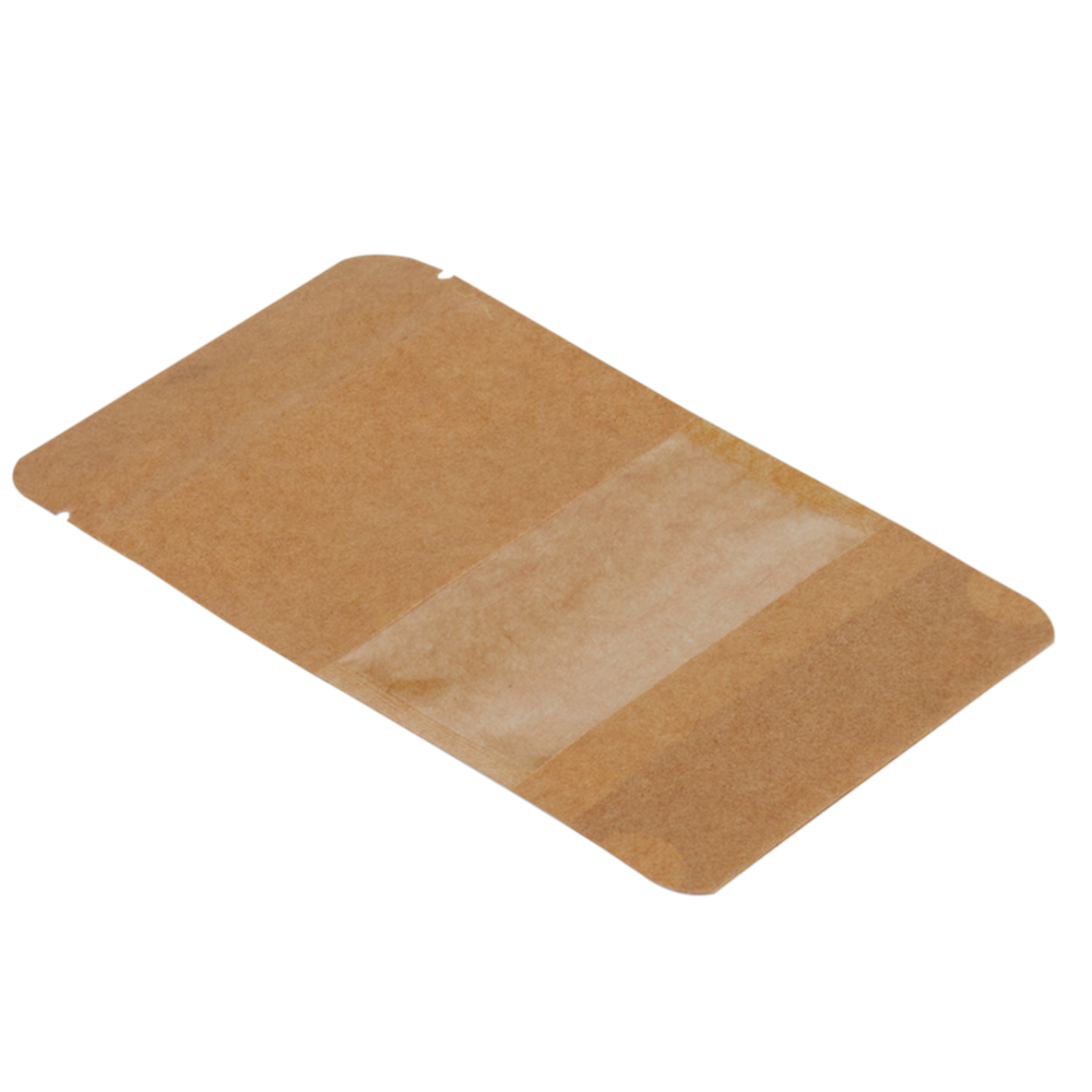 Kraft Dar Pencereli Doypack 