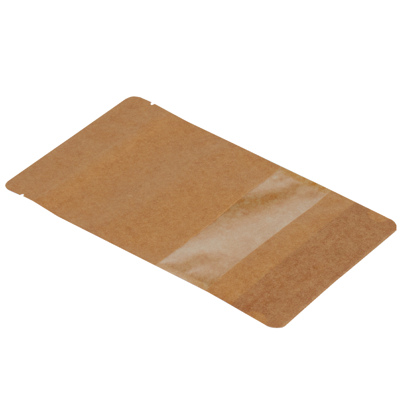 Kraft Dar Pencereli Doypack 