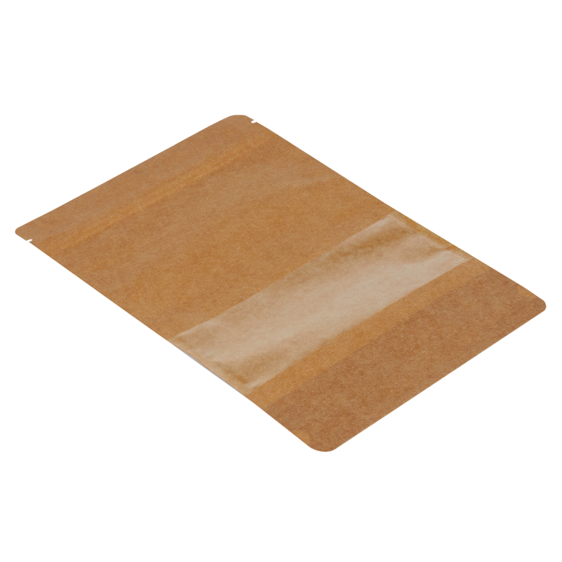 Kraft Dar Pencereli Doypack 