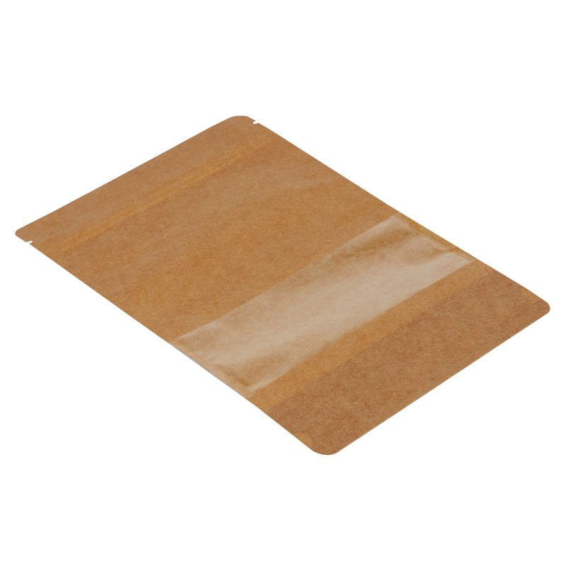 Kraft Dar Pencereli Doypack 