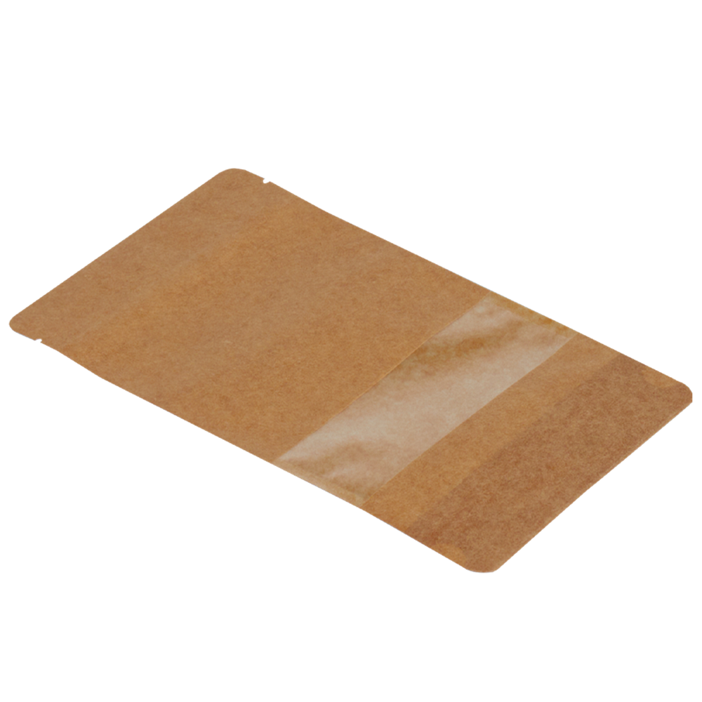 Kraft Dar Pencereli Doypack 