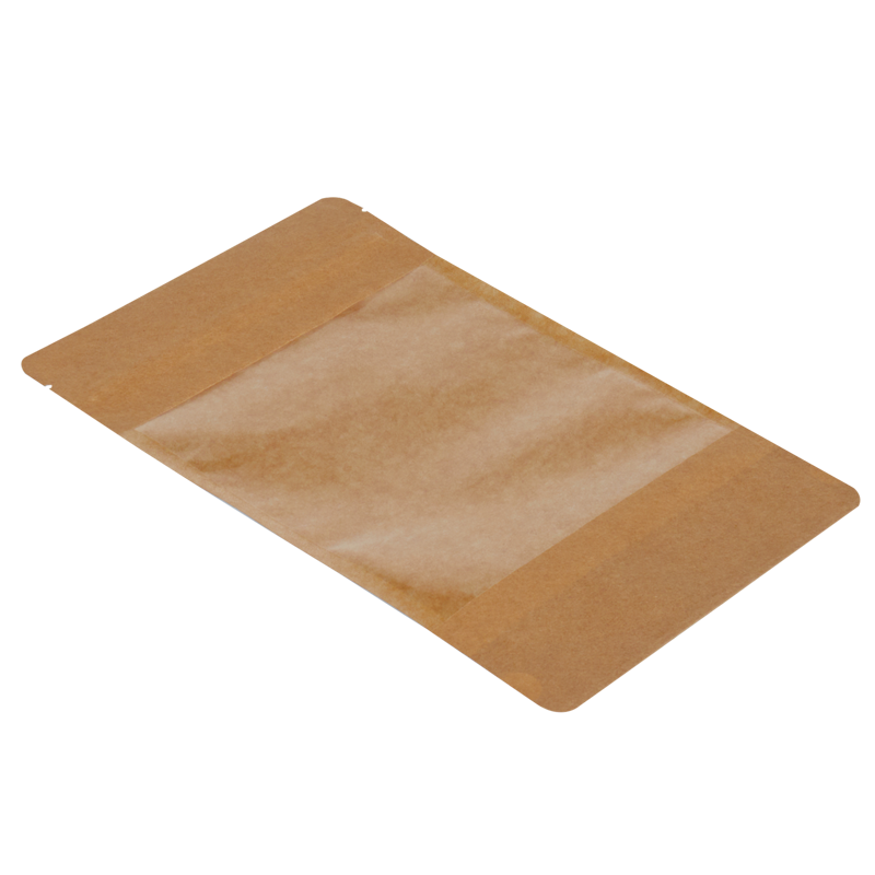 Kraft Geniş Pencereli Doypack 