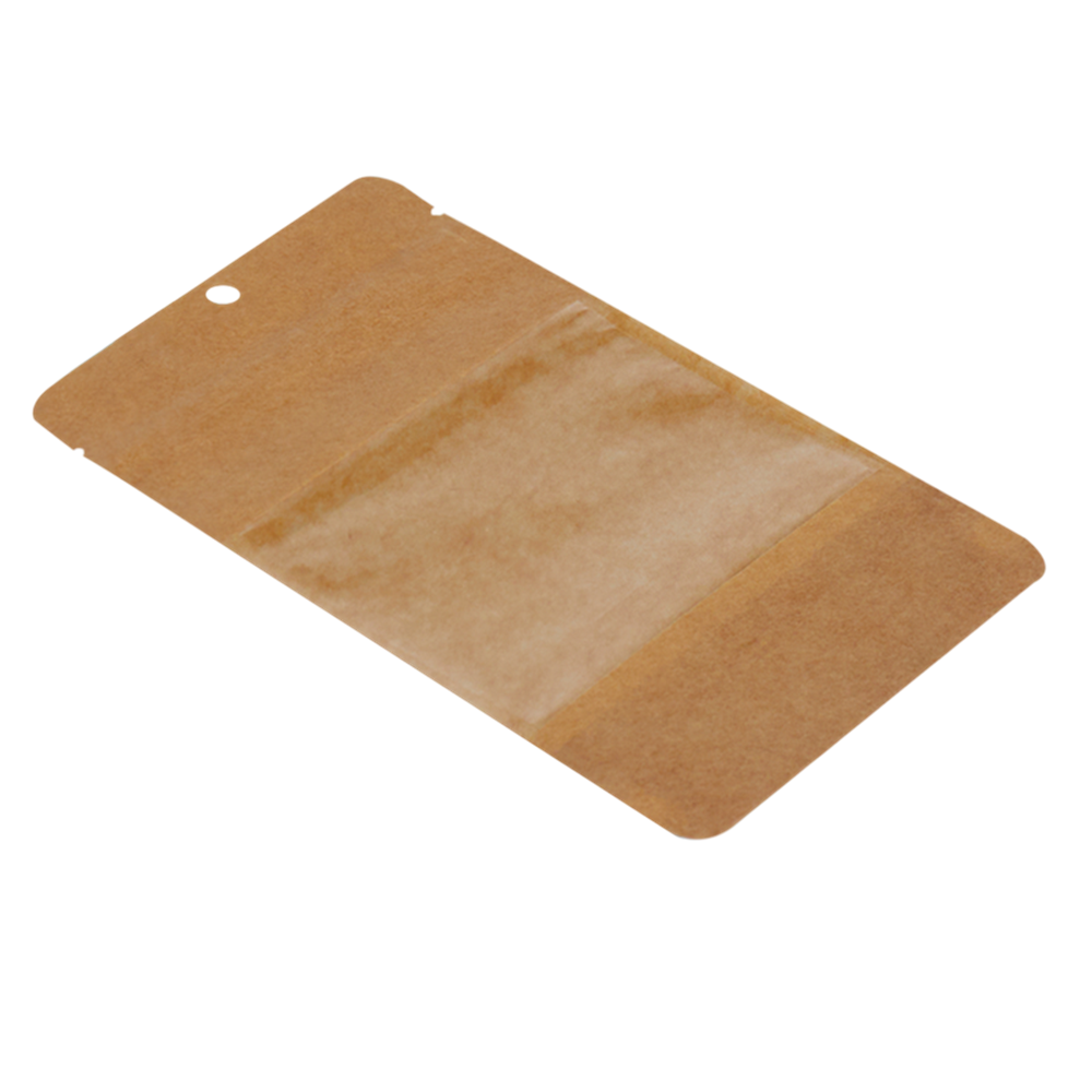 Kraft Geniş Pencereli Doypack 