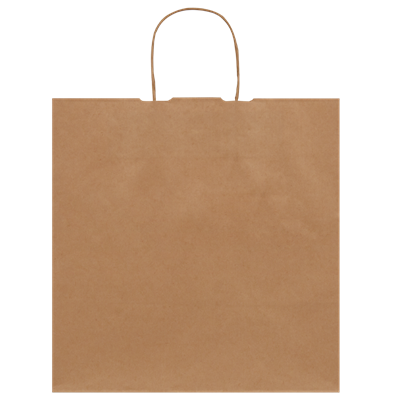 Burgu Saplı Kraft Çanta